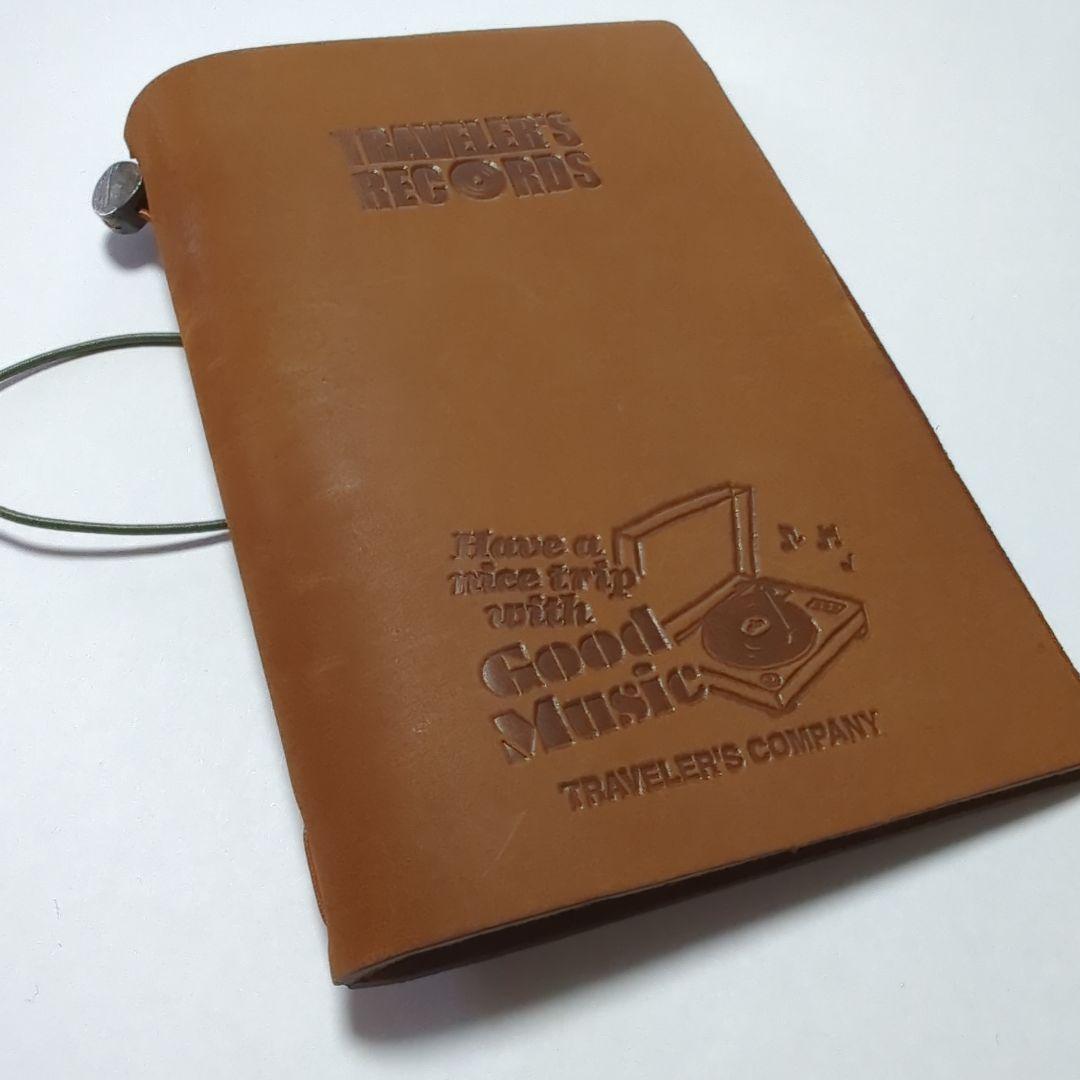 限定トラベラーズノート　パスポートサイズ　レコード柄