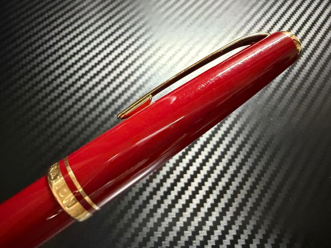極美品 モンブラン ジェネレーション レッド F 細字 万年筆