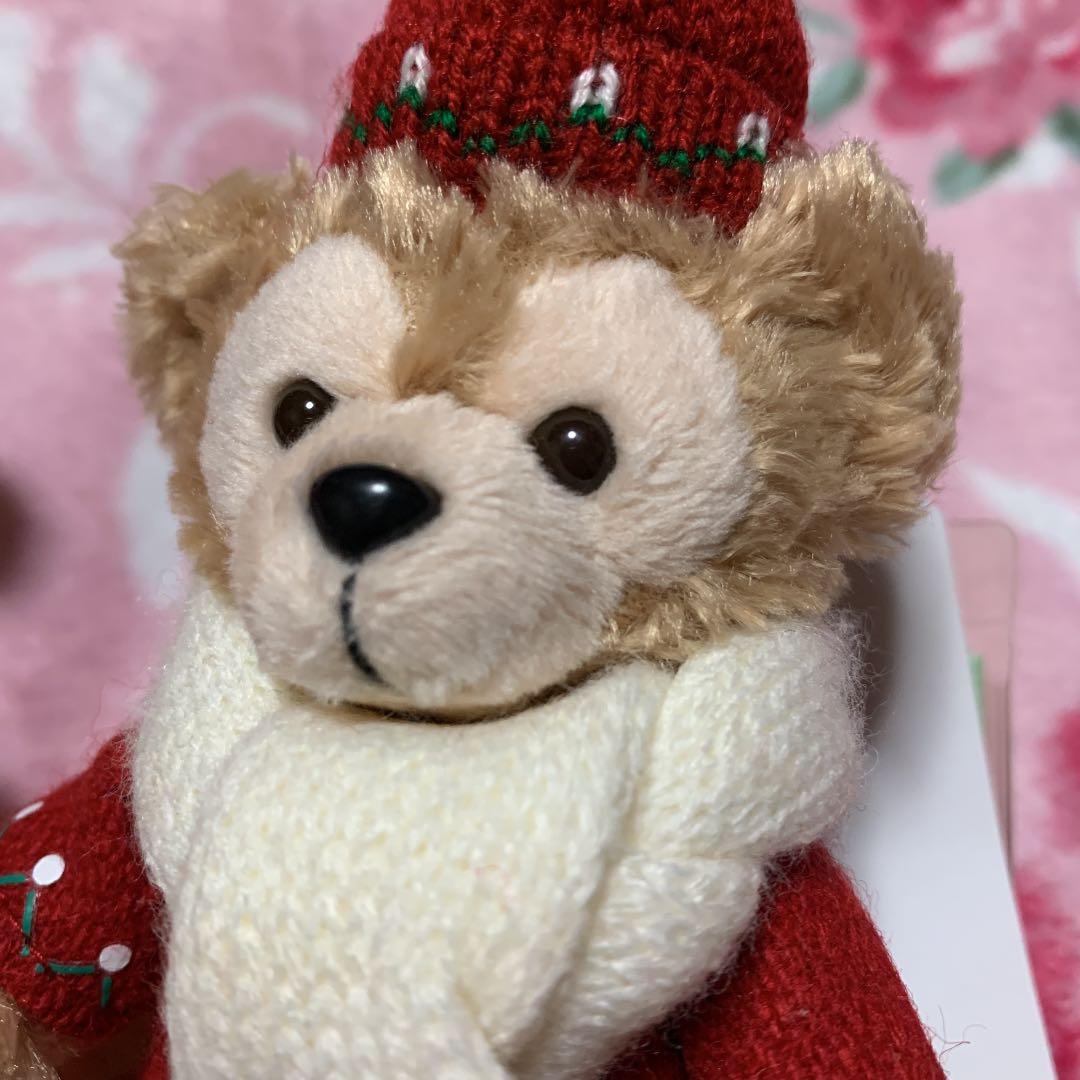 ダッフィー シェリーメイクリスマスぬいぐるみバッジ