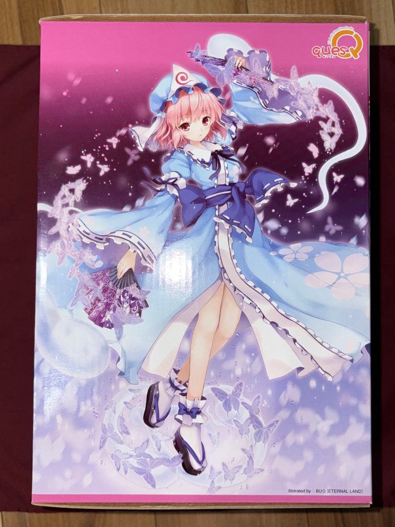 【新品未開封】 キューズQ 東方project 西行寺幽々子 フィギュア