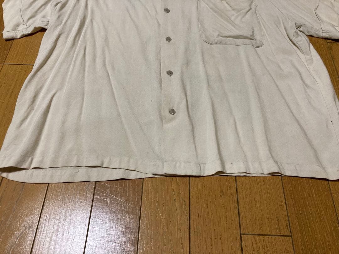 金タグ クリームソーダ ボーリングシャツ 刺繍 90s ビンテージ ロカビリー