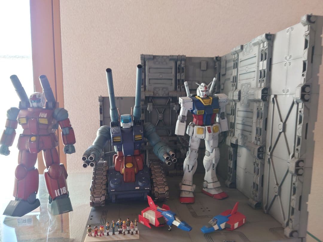 1/100 MG　V作戦セット　プラモデル完成品塗装済