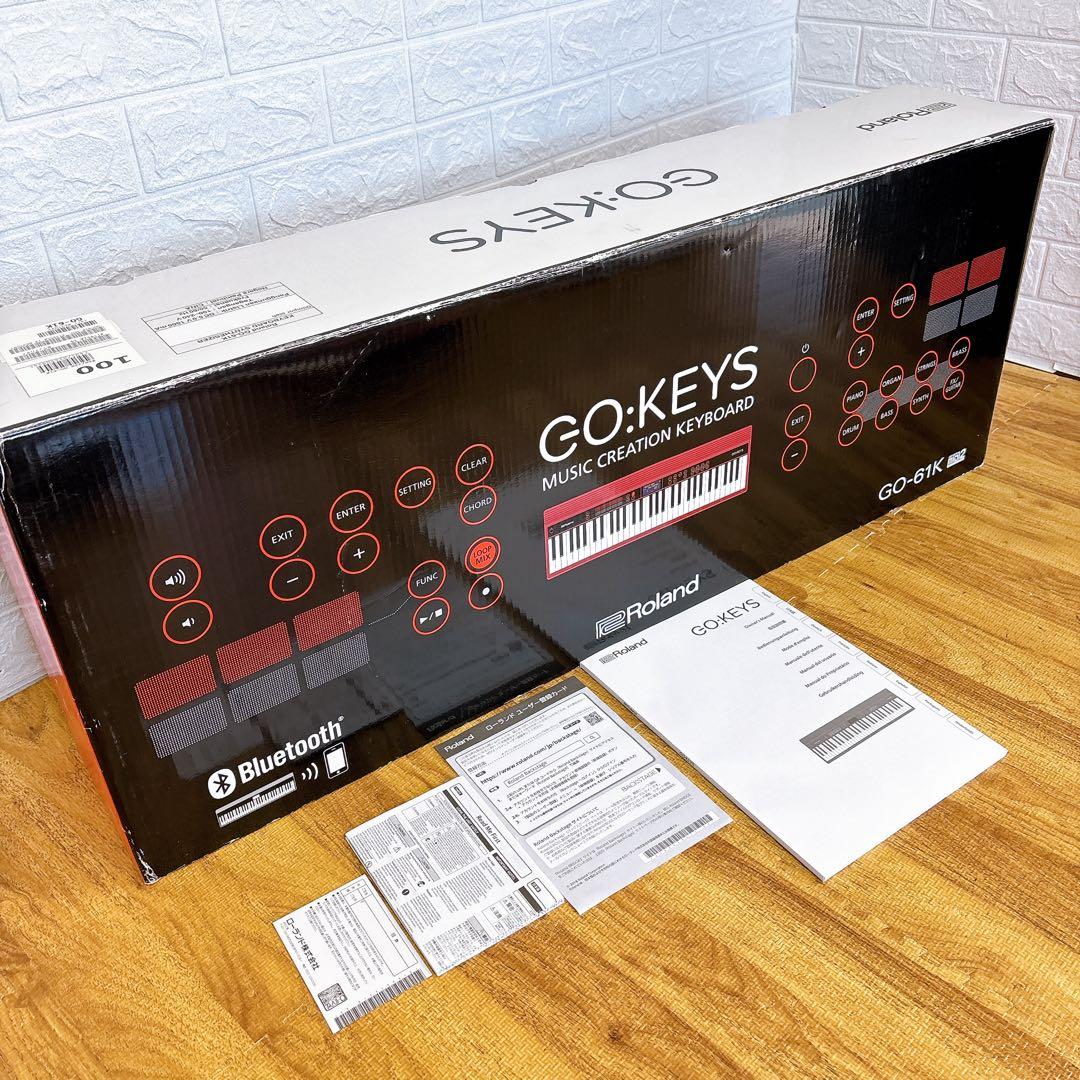 【美品】　箱付き　説明書付　ローランド キーボード GO:KEYS GO-61K