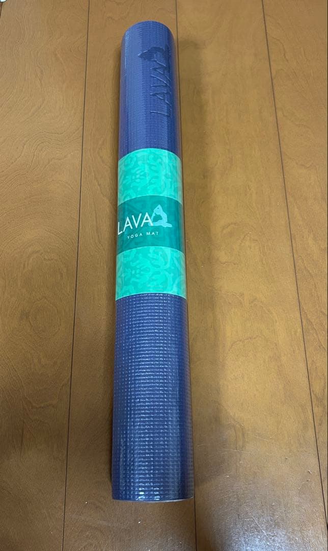 新品未使用　【ミッドナイトブルー】LAVA ヨガマット　➕マットケース（中古品）