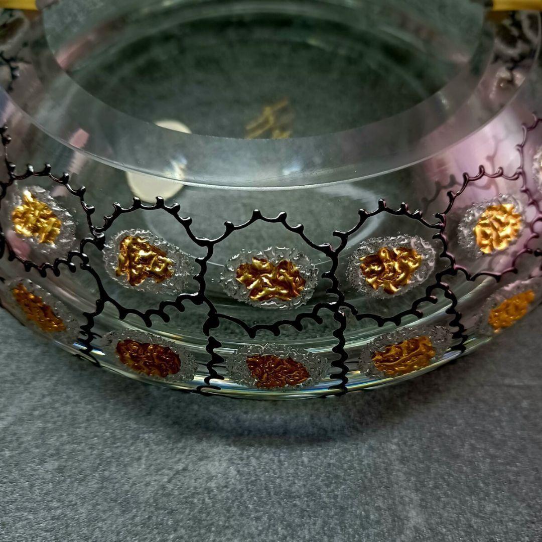 MURANO GLASS ムラノ ミルフィオリ 水色 グラス ヴェネチア