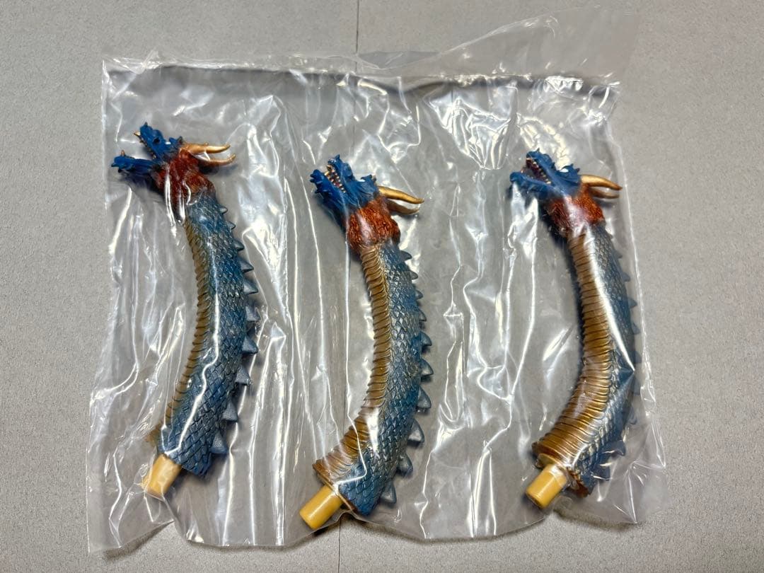 怪獣番外地　キングギドラ　三色カラー　NGカラー　ソフビ