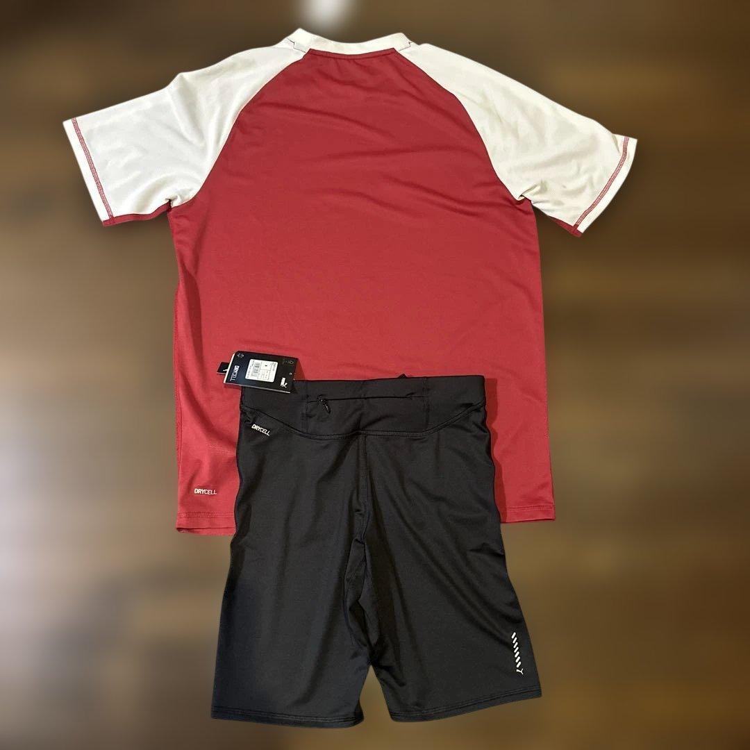 【M】 PUMA プーマ RF ランニングTシャツ ショートタイツ セットアップ