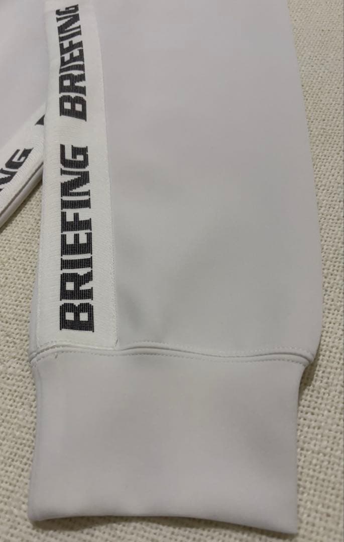 ブリーフィングゴルフMENS SIDE LOGO LINE CREW NECK