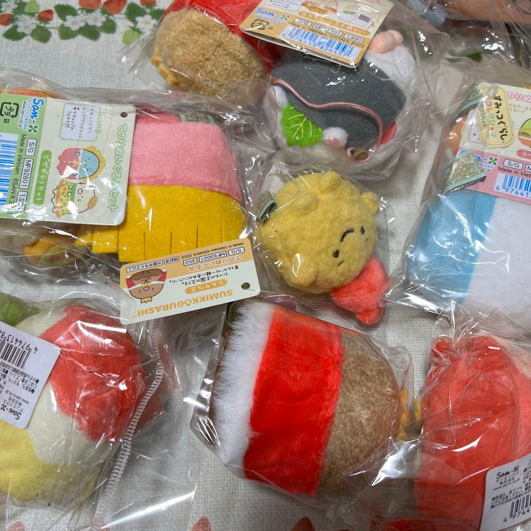 すみっコぐらし　たべもの王国　てのりぬいぐるみセット