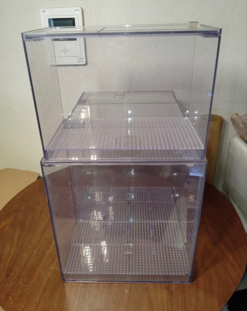 未使用長期保管品 塩ビ濾過槽 約45×28×Ｈ30（ウールBOX設置時約50)