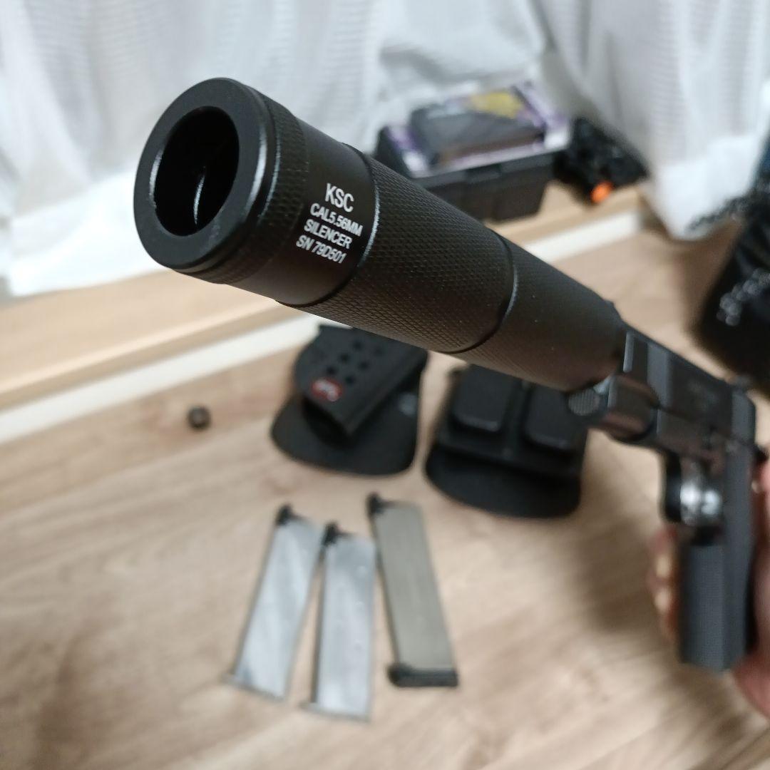 ガバメント 1911 MEUピストル バレル14mm逆ネジ組み込み済