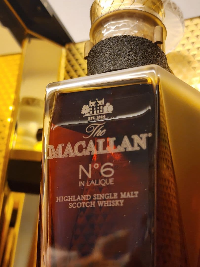 200本限定マッカランNo.6 ラリックデキャンタ 700ml クリスタルボトル