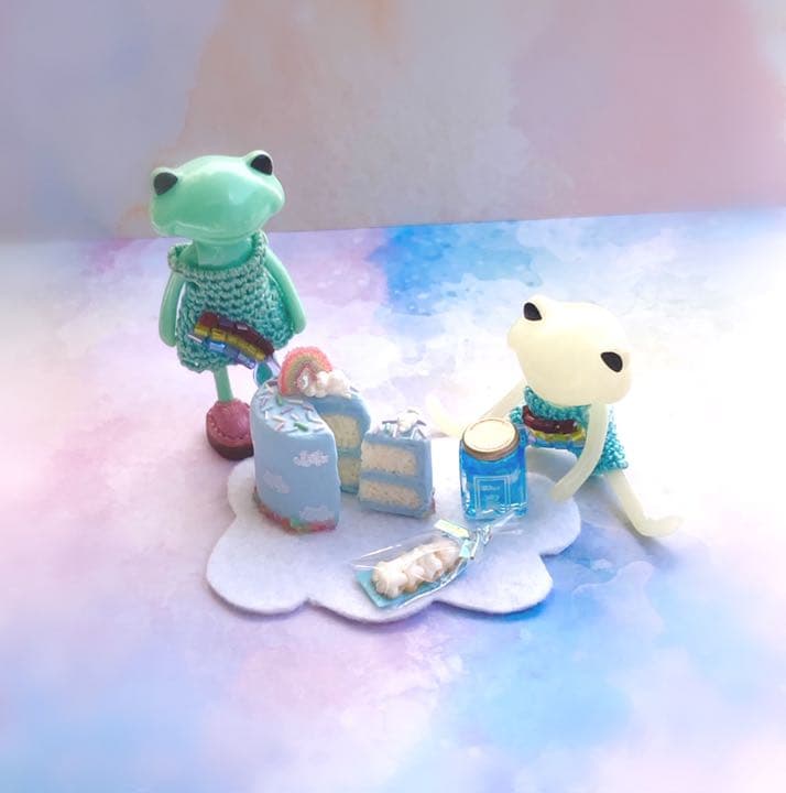 お空のスイーツ（小セット）ミニチュア　ハンドメイド