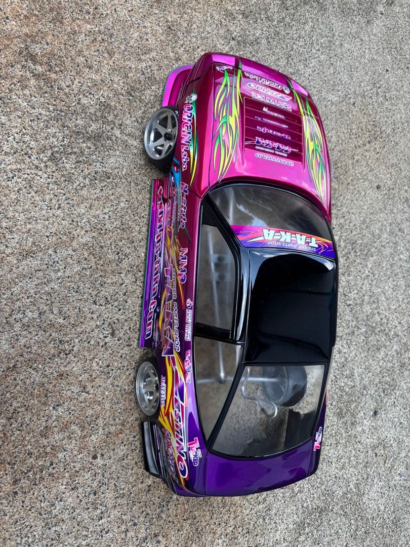 1/10 ラジコンボディ　180sx 中村直樹カラー 未走行！新品！