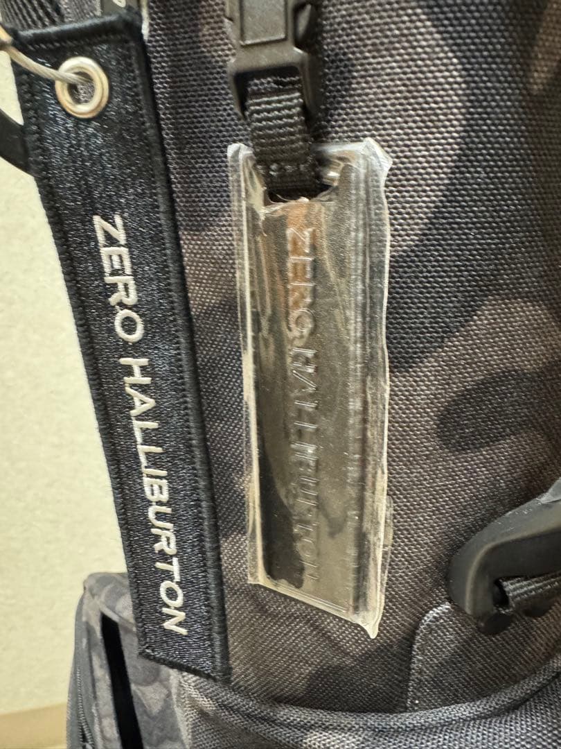 ZERO HALLIBURTON キャディバッグ 迷彩柄 ブラックカモ