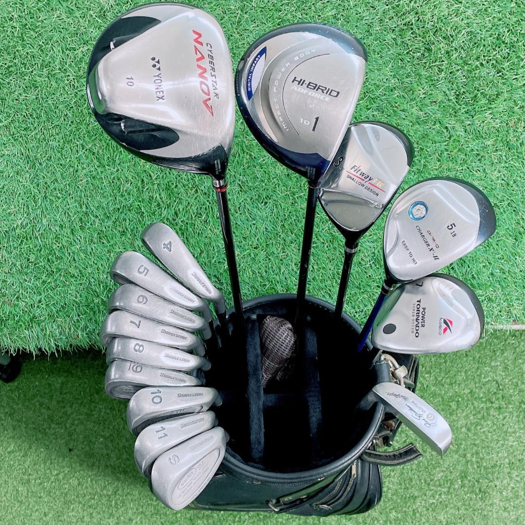 YONEX BRIDGESTONE 豪華15本 ゴルフクラブセット N2221