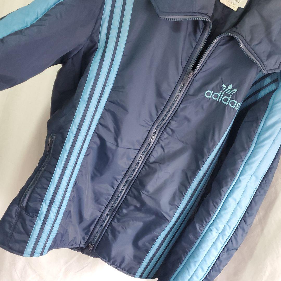 80s アディダス adidas スキー中綿 線 ジャケット ジャンパー