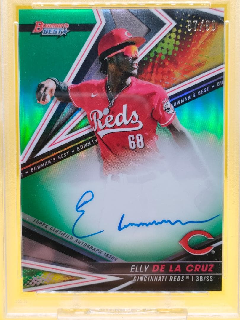 【貴重】_ＰSA9鑑定品_ELLY DE LA CRUZ_直筆オンカードサイン