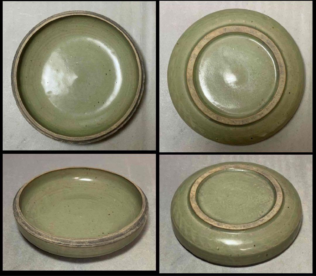 中国 刻草花図香合（印合)　f6230902