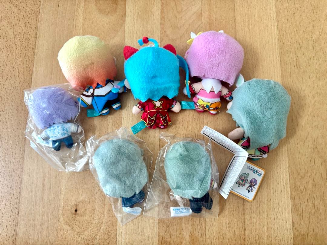 プロセカ ワンダショ ふわぷちvol.1 セガラッキーくじ ぬいぐるみ7点セット