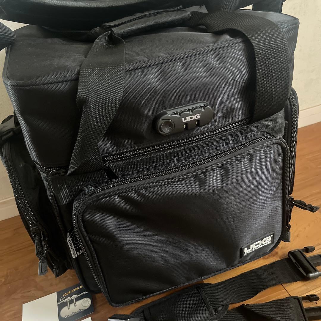 美品 UDG キャリー付き レコード 収納 スリング バッグ ユーディージー
