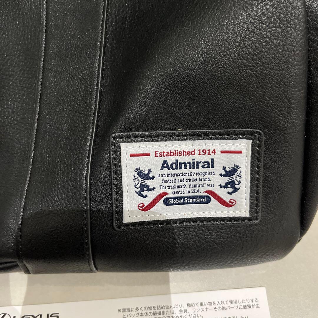 新品未使用！レクサス✖️admiralシューズポケット付ボストンバッグ