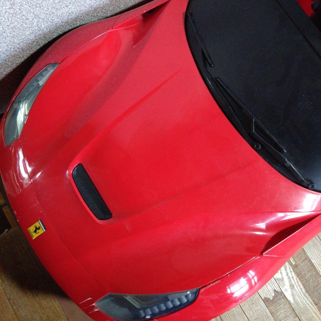 Ferrari スポーツカー風ミニカー 赤　電動乗用ラジコンカー