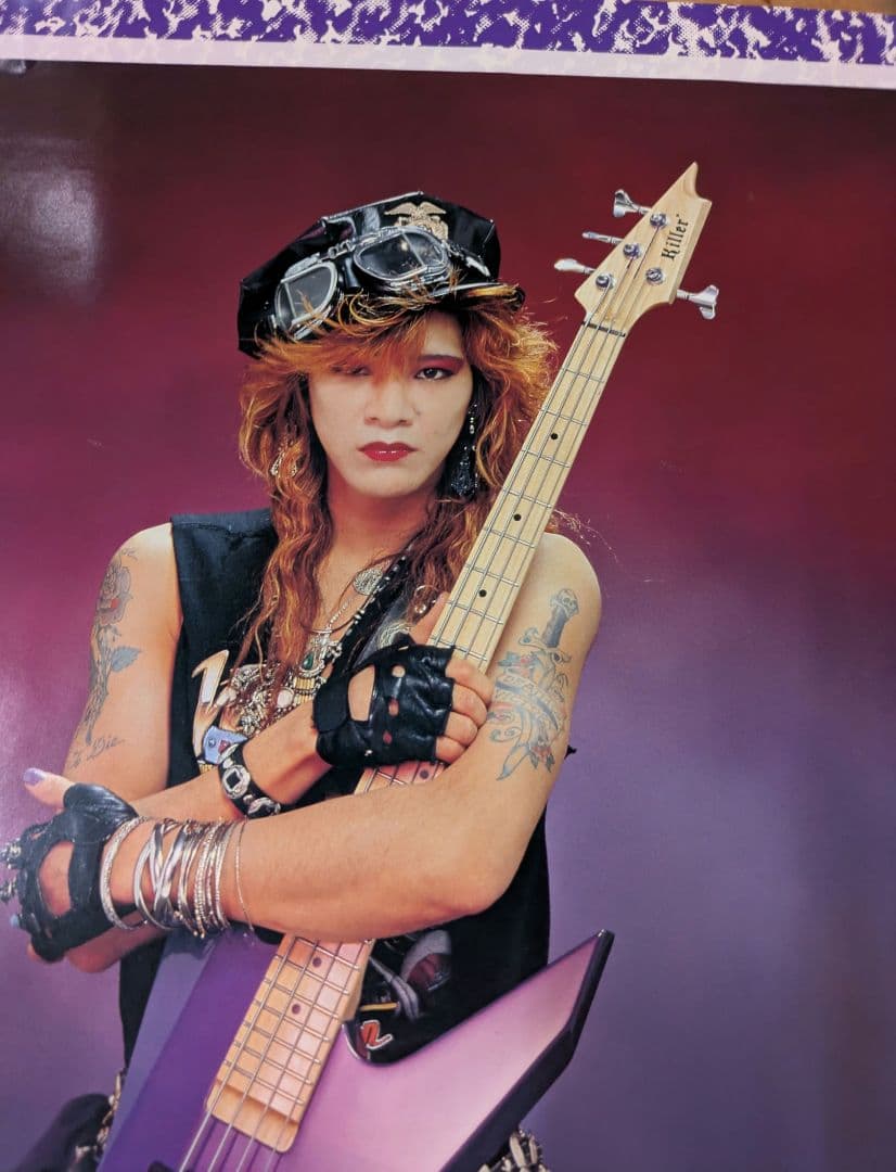 Xバンド ポスター 5点セット TAIJI XJAPAN YOSHIKI 当時物