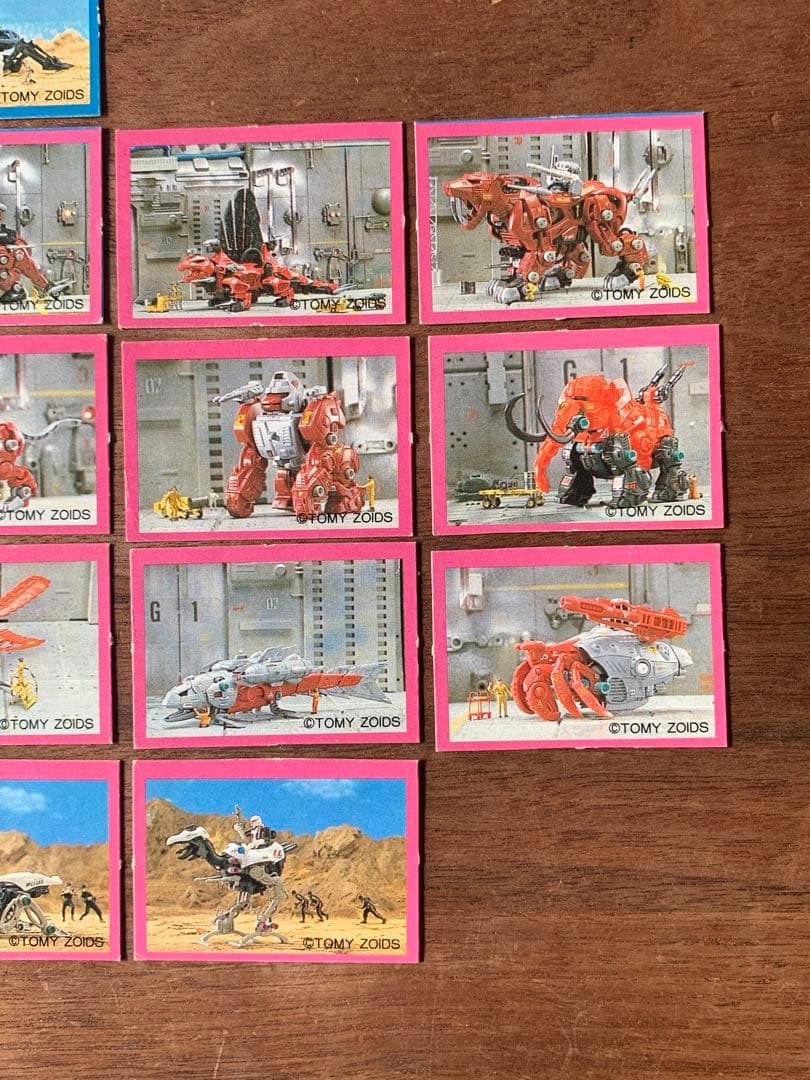 メカ生体 ゾイド　1980年代　小学館　付録カード　37枚セット