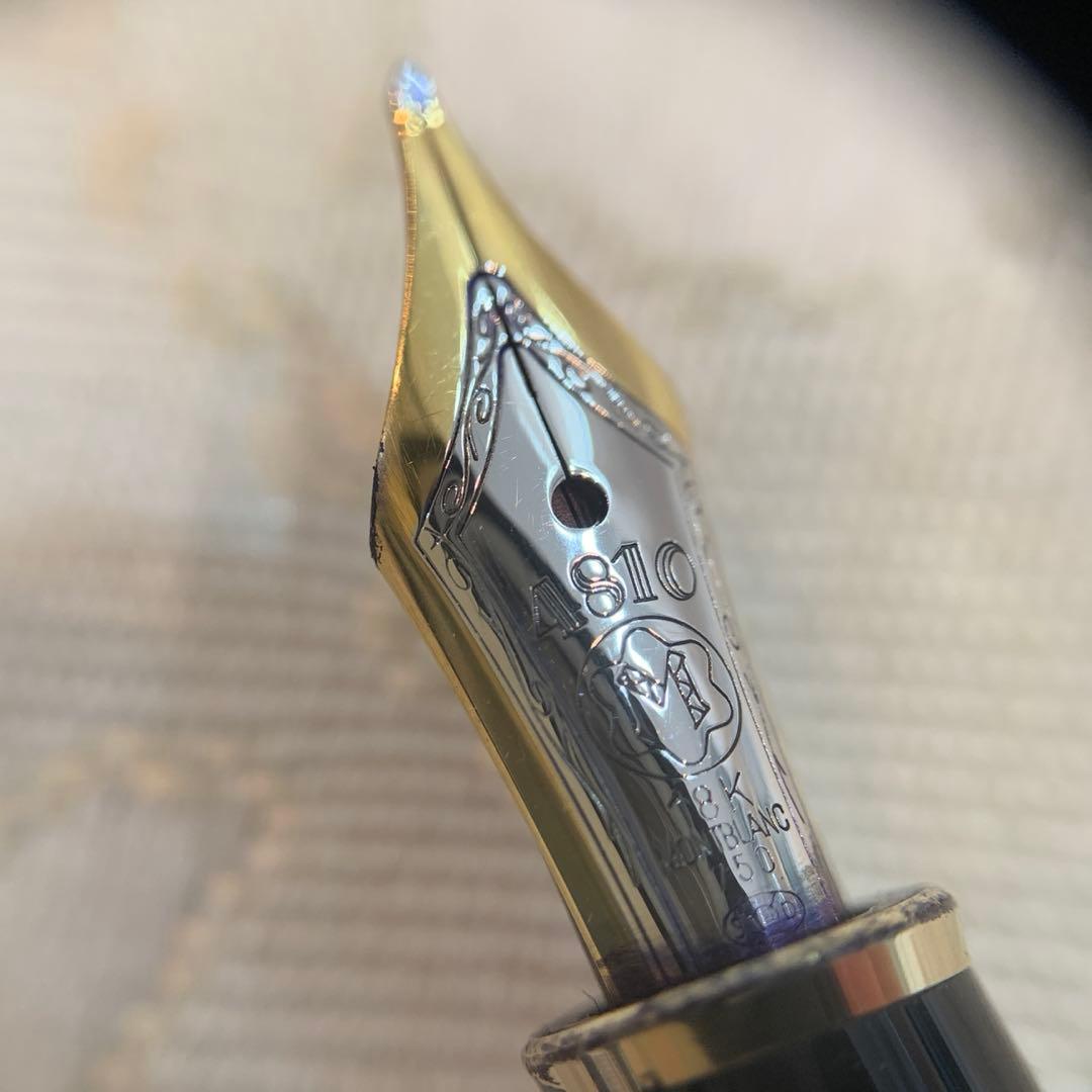 MONTBLANC マイスターシュテック ソリテールデゥエ 万年筆 ペン先18K