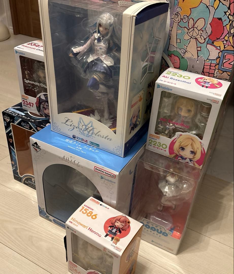 にじさんじ　ホロライブ　フィギュア7点セット まとめ売り