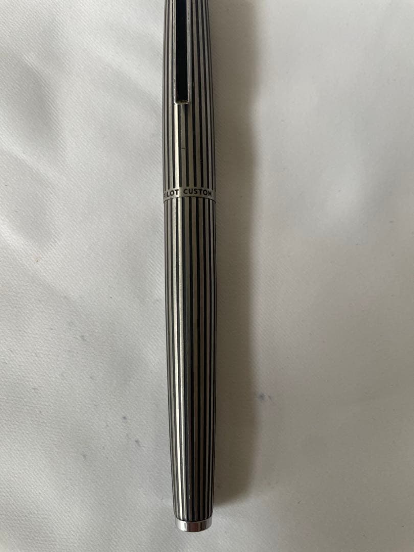 パイロット 万年筆 18K-WG 刻印 F H377 K18 ホワイトゴールド