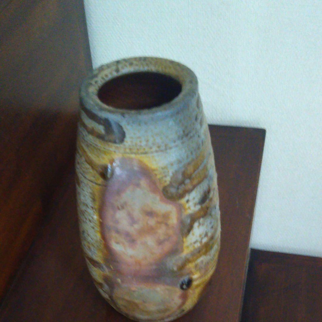備前焼花入れ