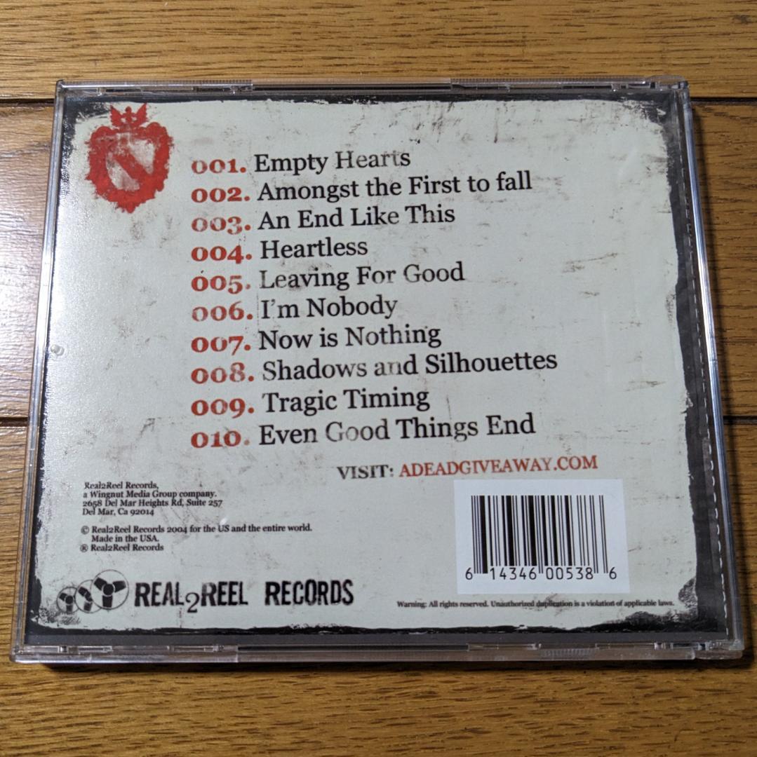 A Dead Giveaway - Now Is Nothing【輸入盤】