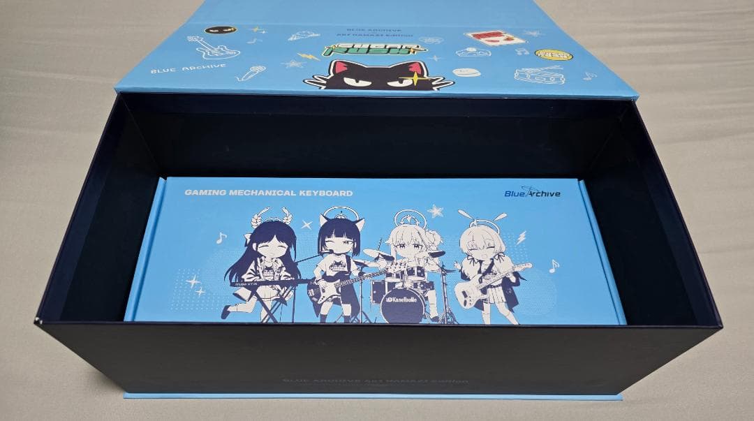 韓国限定 ブルーアーカイブ×はまじあき キーボード デスクテリアパッケージ