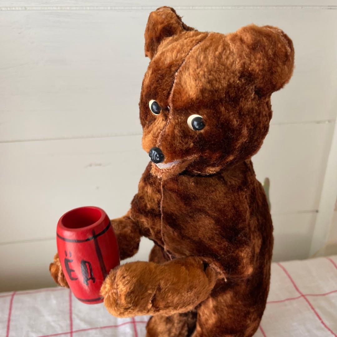 ヴィンテージ ゼンマイクマさん　箱付き￥41000→¥30000