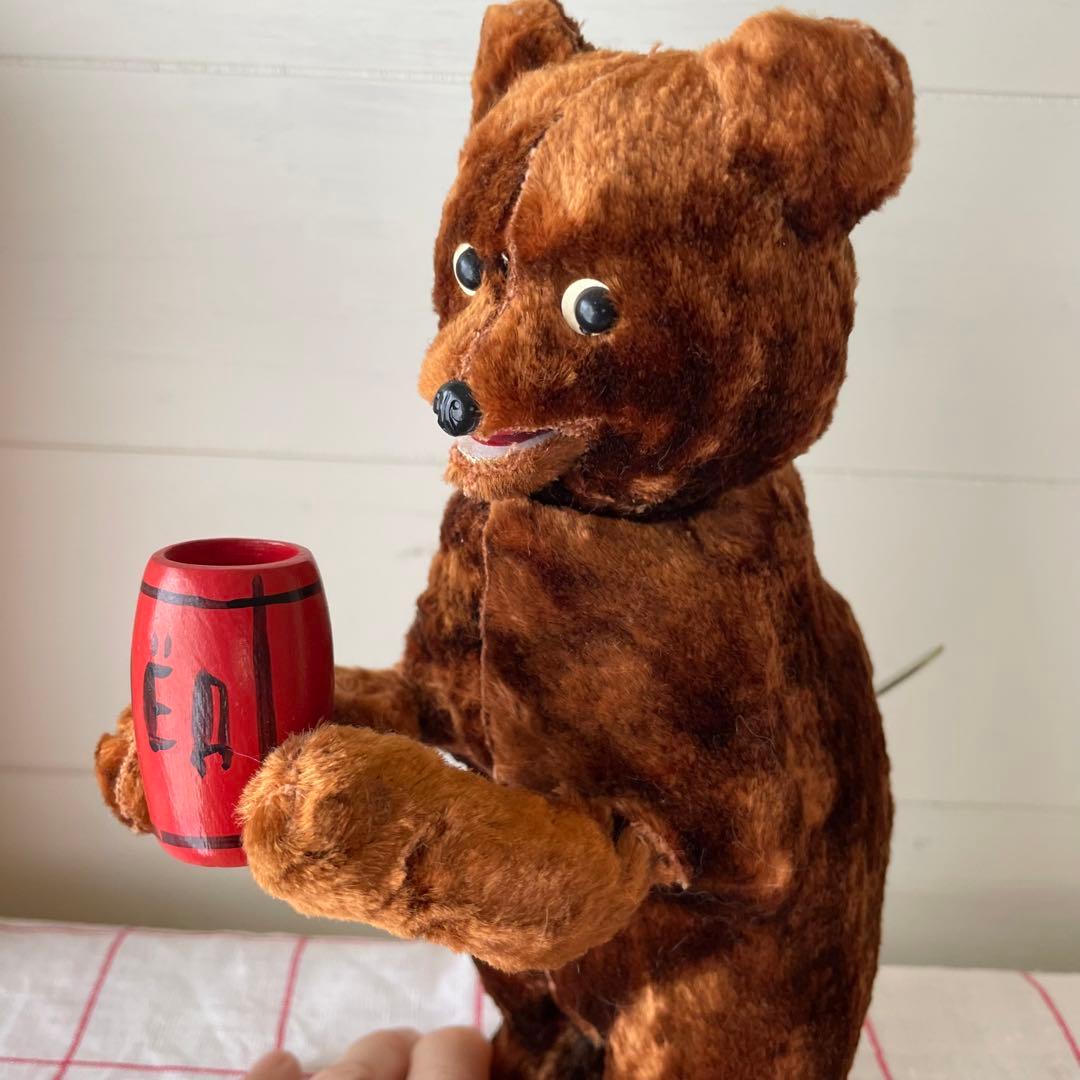 ヴィンテージ ゼンマイクマさん　箱付き￥41000→¥30000
