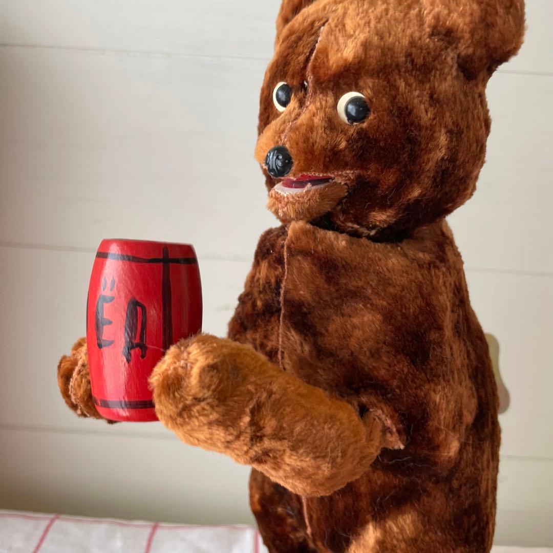 ヴィンテージ ゼンマイクマさん　箱付き￥41000→¥30000