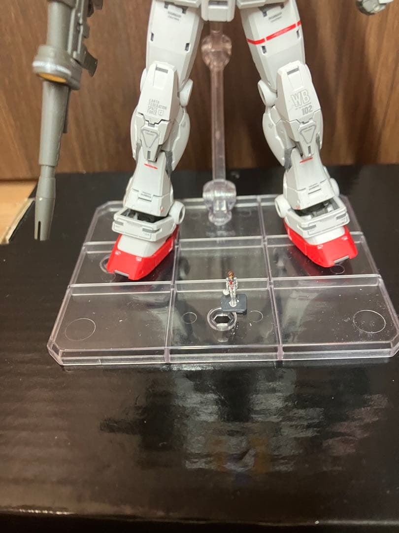 全塗装　RG RX-78-2 ガンダムver2.0 最終決戦仕様　アムロ付き