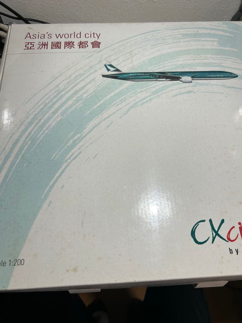 希少品！特別塗装機！！CX 777-300ER 1/200モデル