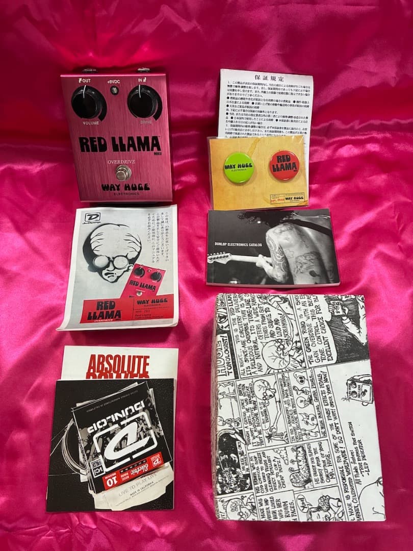 （美品）WAY HUGE RED LLAMA オーバードライブペダル