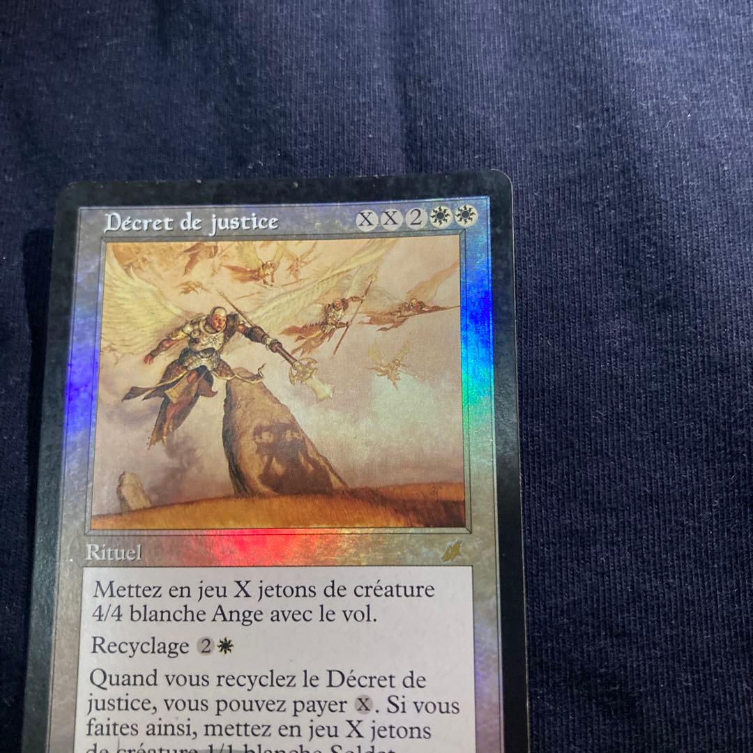 正義の命令　スカージ　foil フランス語