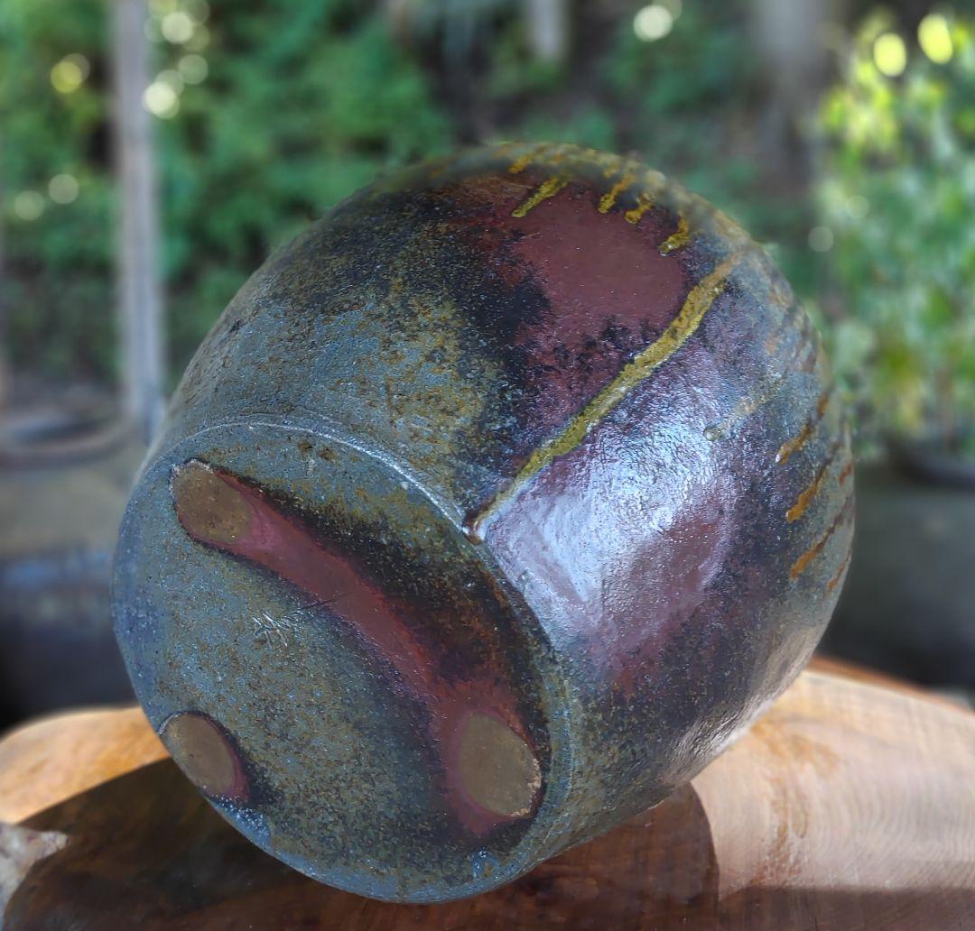 越前自然釉大壺