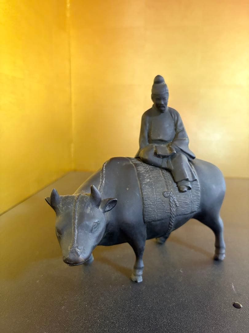 牛　香炉　置物