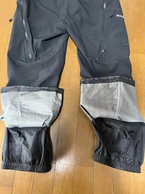 モンベル　パウダートラック　ビブパンツ　Lサイズ ゴアテックス
