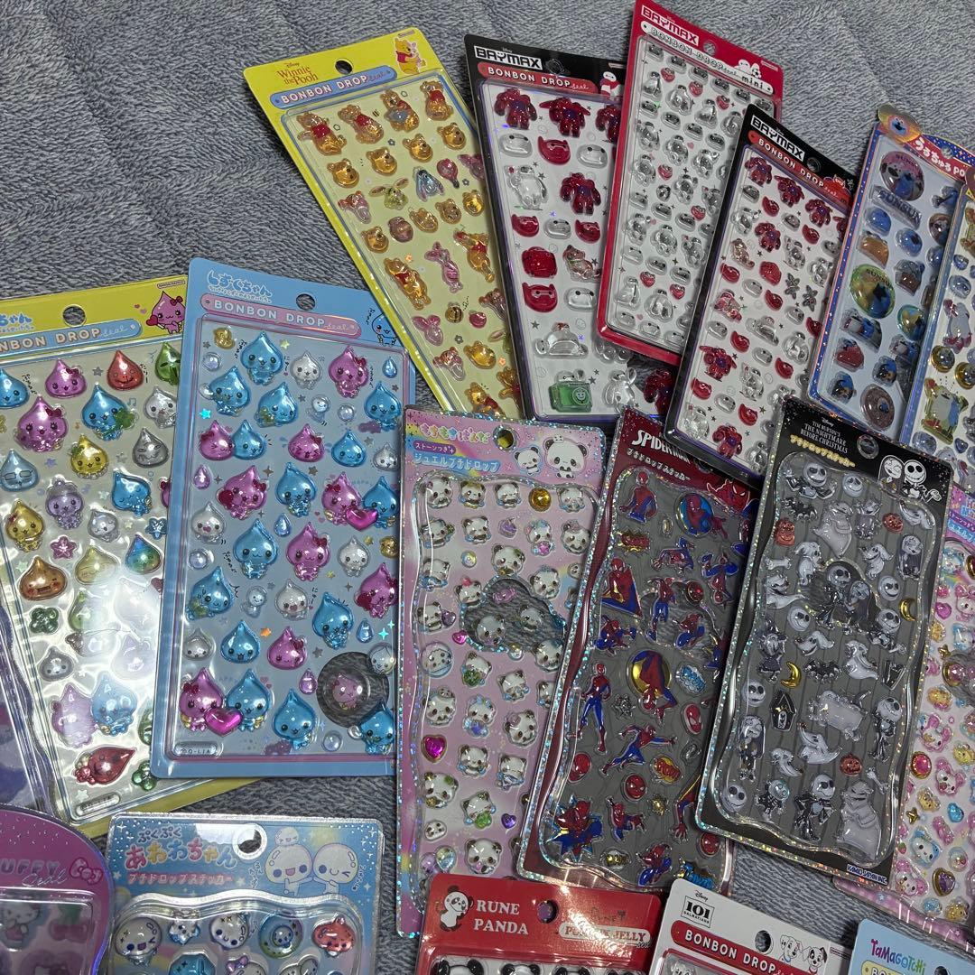 ボンボンドロップシール プチドロップステッカー まとめ売り40枚