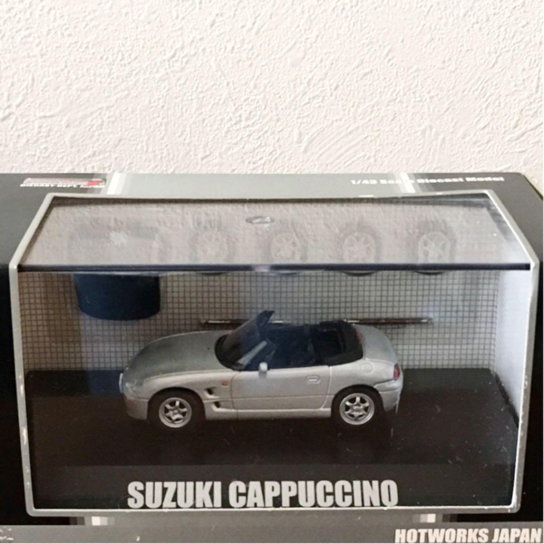 新品未開封　スズキ　カプチーノ　1/43モデル　シルバー