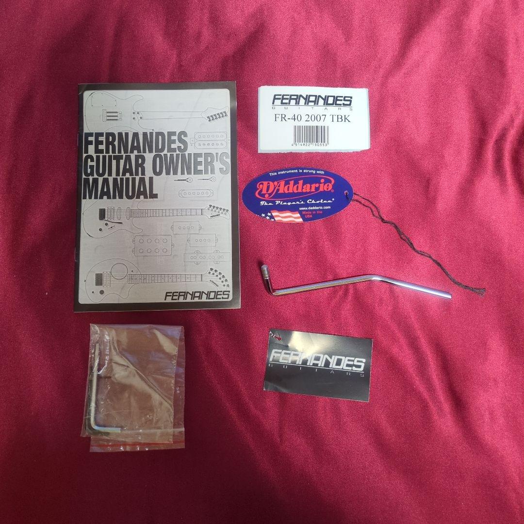 （送料込み）【匿名配送】FERNANDES エレキギター FR-40 2007