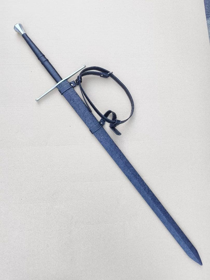 大型斬剣 古兵器 武具 冷兵器 手鍛造打 西洋剣 長剣 【希少】高級 鑑賞用