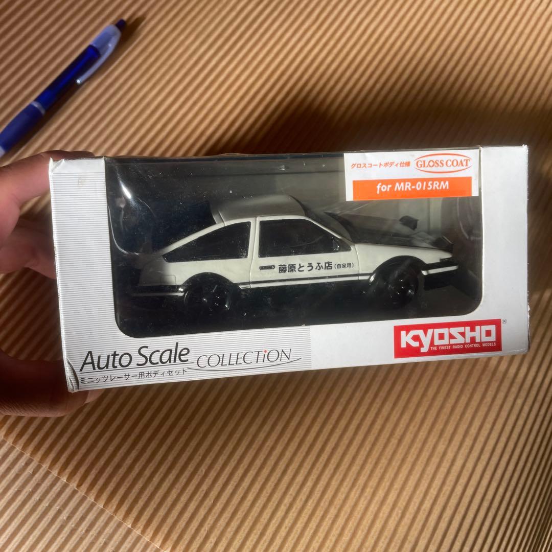 京商 頭文字D AE86トレノ カーボンボンネット仕様　オートスケール　ミニッツ
